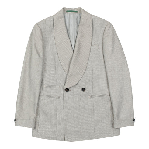 Light Gray Double-Breasted Blazer – Inspired by Classic Men’s Suit Blazers Plus Size